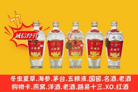 邯郸广平县回收老五粮液
